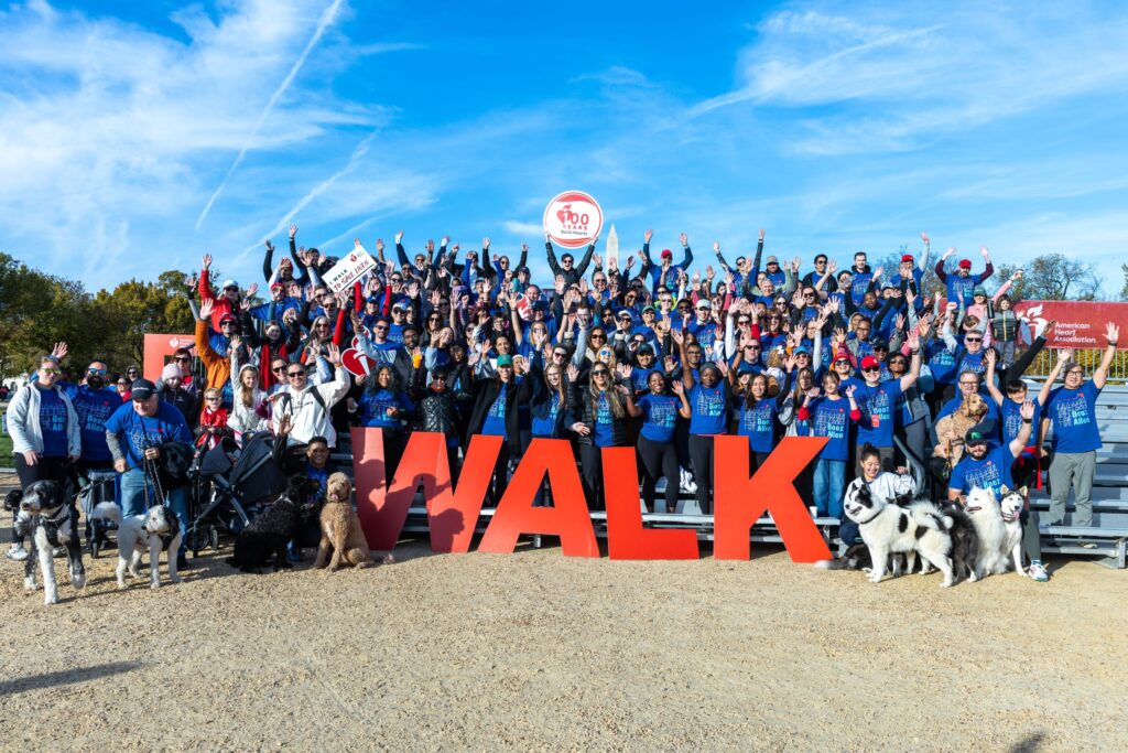 Team Booz Allen Hamilton at the 2024 Heart Walk