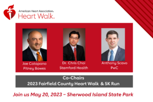 Annual Fairfield County Heart Walk & 5K Run is  back at Sherwood Island on May 20th