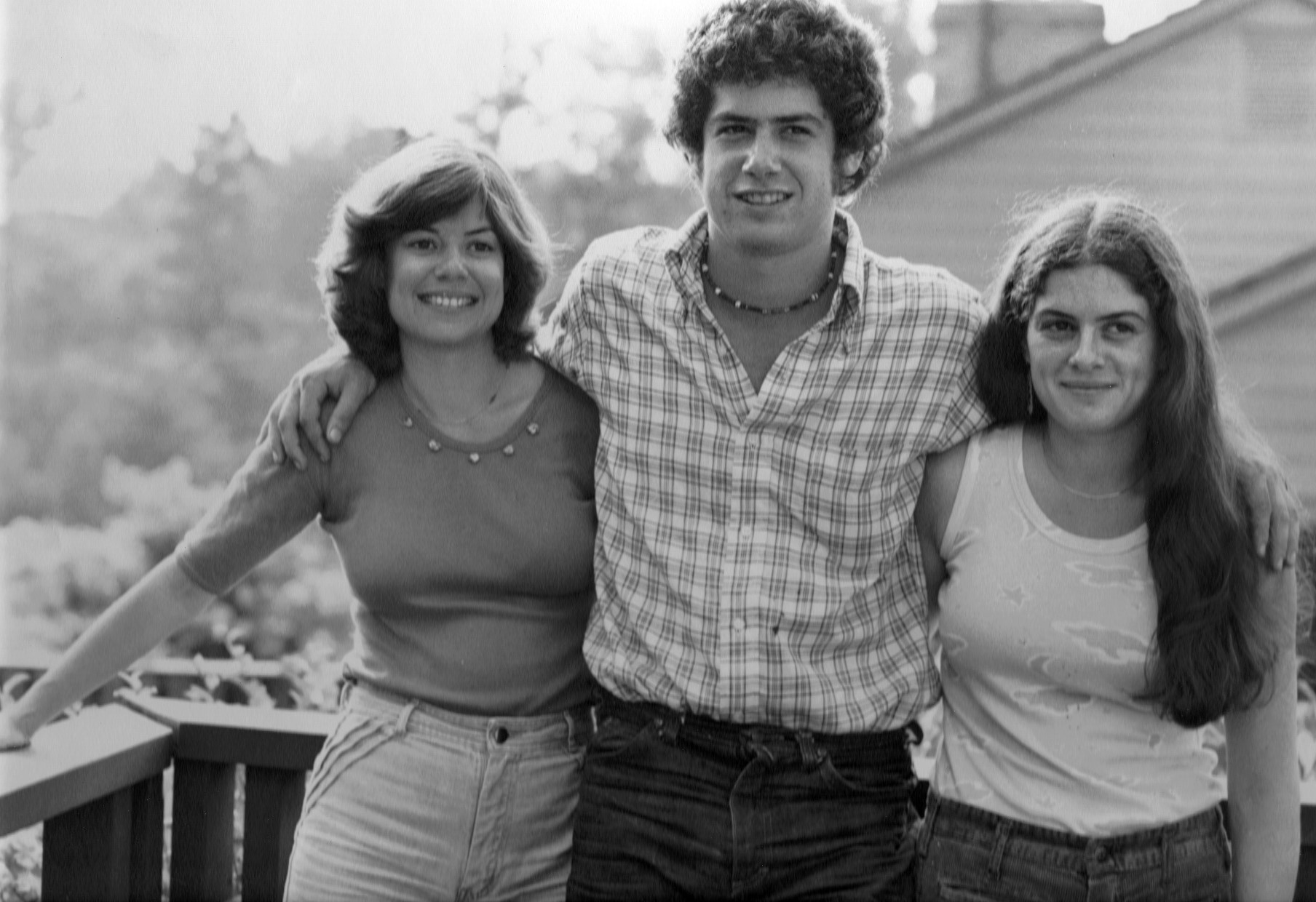 Barbara (right) with her brother, Bruce and sister, Gail (left)