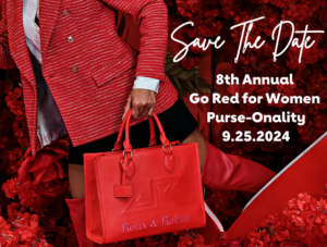 American Heart Association’s 8th annual Go Red For Women “Purse-onality” event is September 25th in Kennebunkport