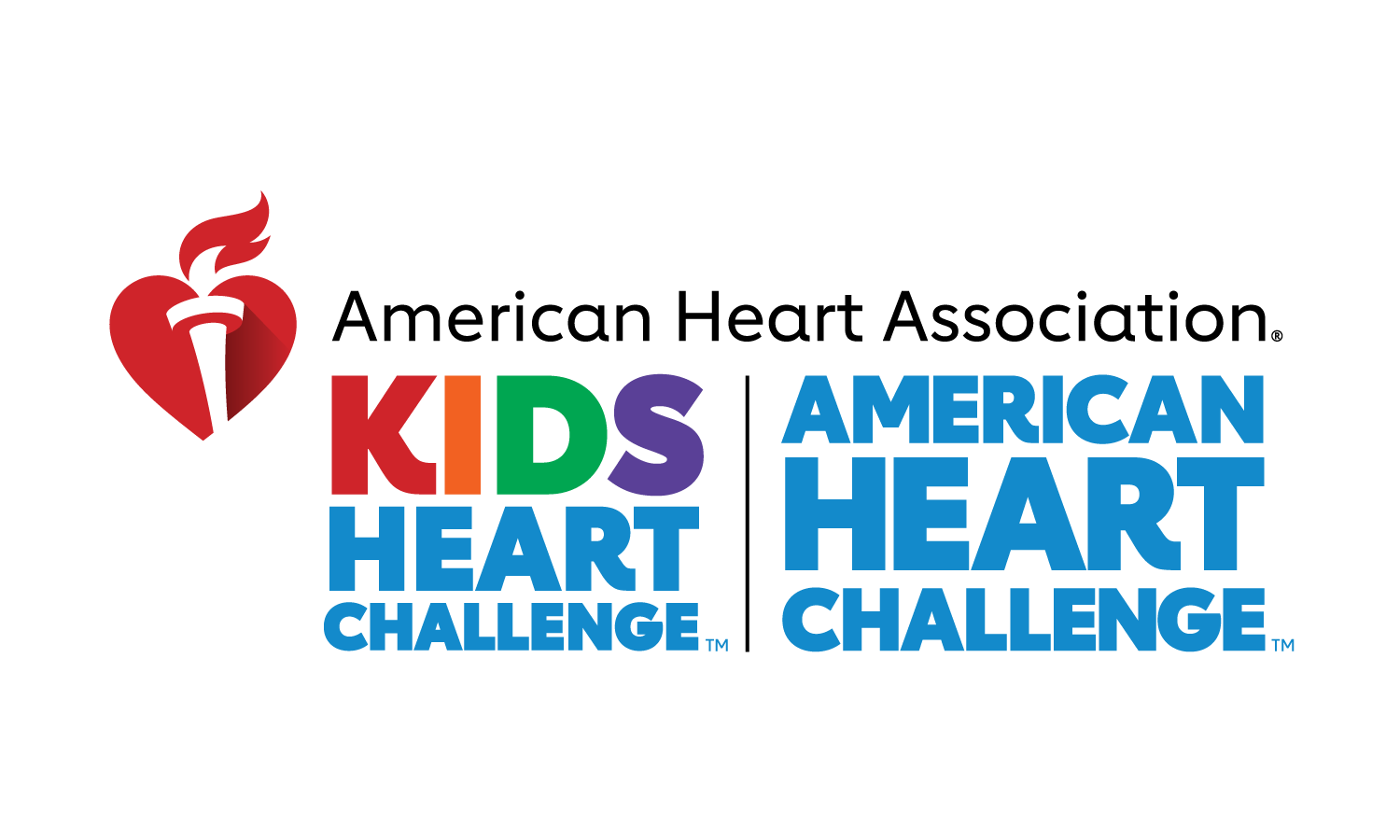 Kids Heart Challenge and American Heart Challenge logo