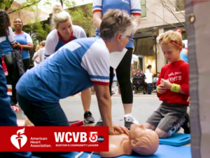 WCVB Channel 5 Boston highlights CPR education in American Heart Month PSA