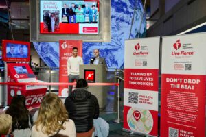 American Heart Association unveils Hands-Only CPR training kiosk at Boston’s Museum of Science