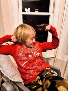 First grader Chase Mitchell overcame multiple surgeries and found his strength