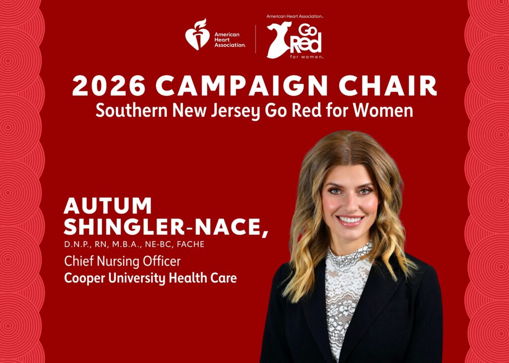 red banner announcing 2026 southern new jersey chair