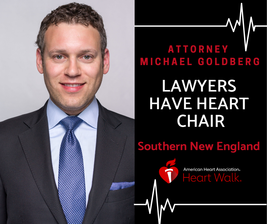 Lawyers Have Heart Chair Michael Goldberg shares why he’s walking on June 2nd