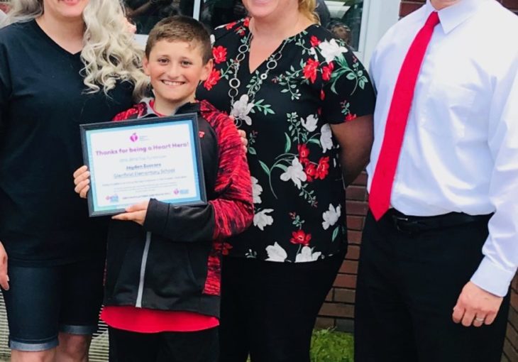 Mohawk Valley fourth grader honored for fundraising efforts