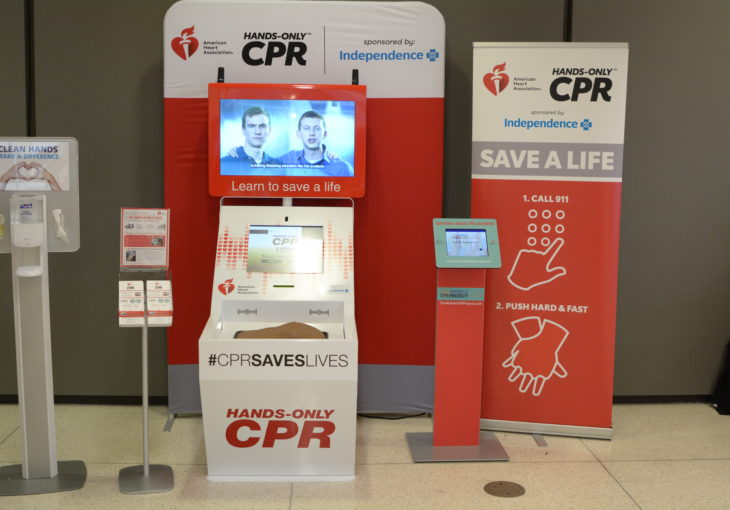 Philadelphia’s Second CPR Kiosk Installed at Perelman Center for Advanced Medicine