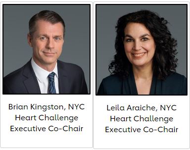 AMERICAN HEART ASSOCIATION AND BROOKFIELD PARTNER TO BUILD A NEW DECADE OF HEALTH IN NEW YORK CITY