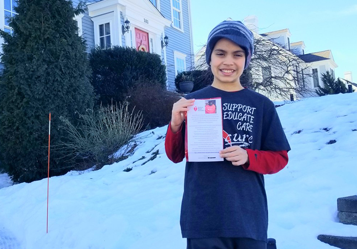 Massachusetts middle schooler raising awareness, money for American Heart Month