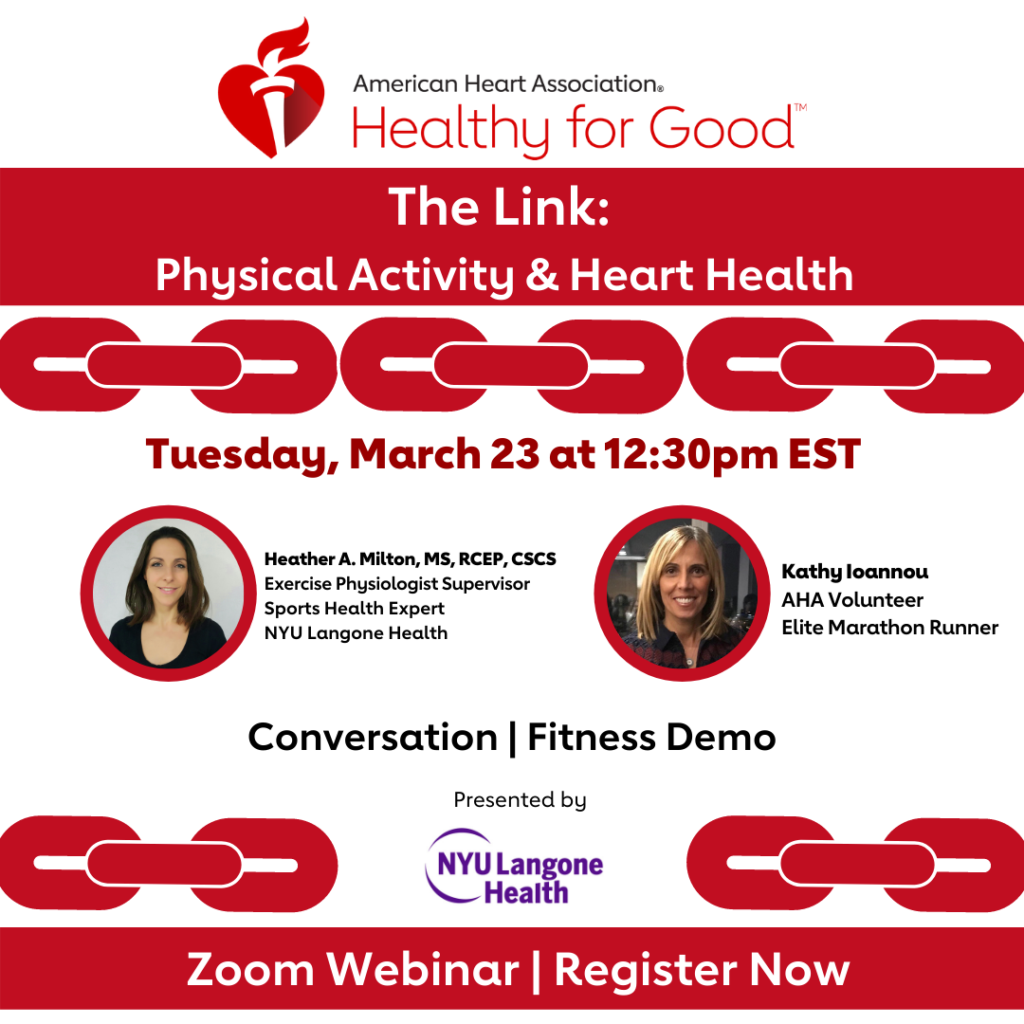THE LINK: Physical Activity & Heart Health presented by NYU Langone Health