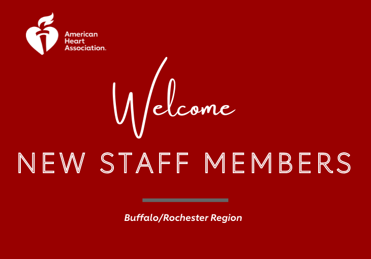 Meet the newest American Heart Association Western New York staff members