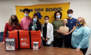 Donation of CPR in Schools Kits empowers Hudson High students