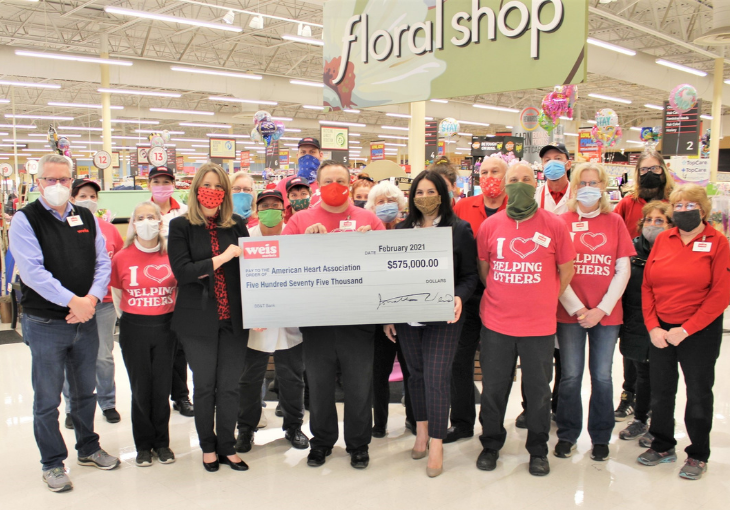 Weis Markets supports heart and brain health through American Heart  Association's Life Is Why campaign – American Heart Association – Eastern  States