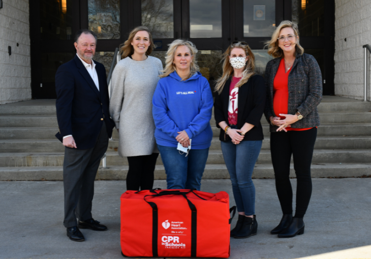 American Heart Association, Barley Snyder donate CPR training kit to Lancaster County school
