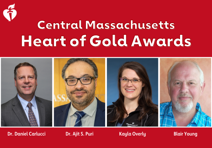 Heart of Gold Award winners to be honored at Central Massachusetts Heart and Stroke Ball