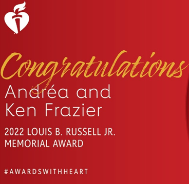 Hearts Unbound: The American Heart Association Hosts Virtual Award Show to Celebrate Andrea and Ken Frazier’s Generous $1 Million Dollar Donation.