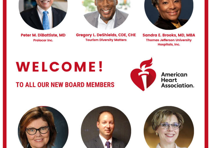 Greater Philadelphia American Heart Association Names New Board Members to its Regional Board of Directors