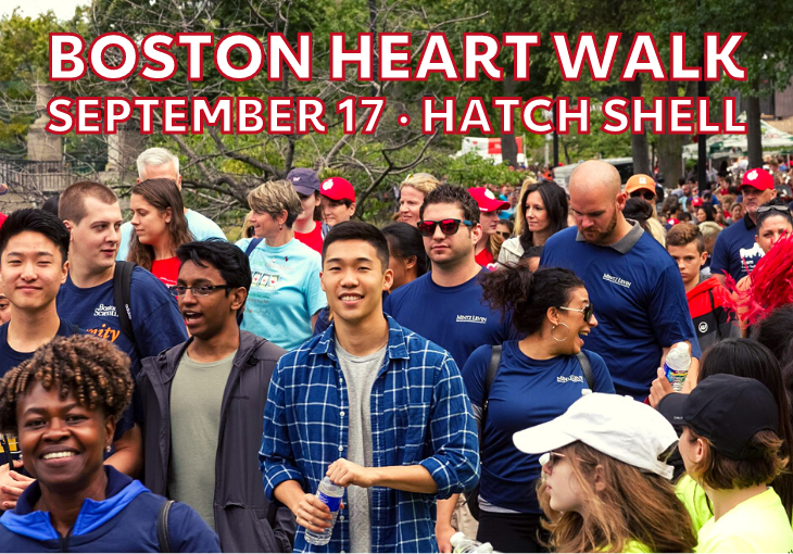 American Heart Association invites Boston to reconnect for heart health at Sept. 17 Heart Walk