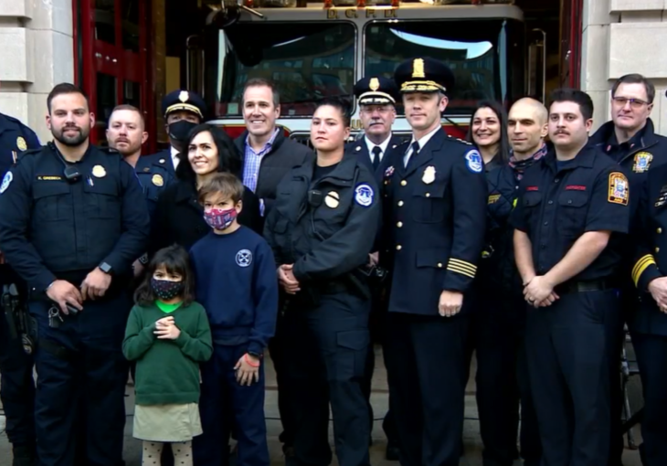 Capitol Hill runner reunites with CPR heroes and first responders following cardiac arrest