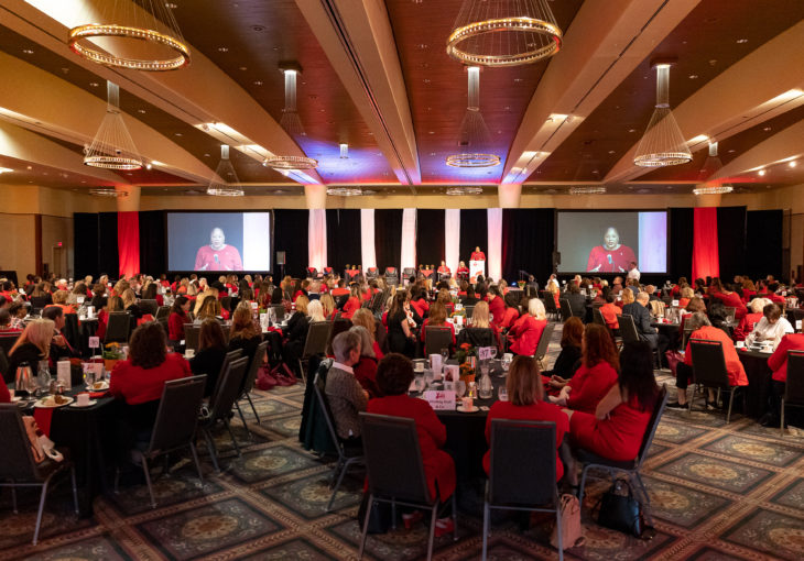 Hundreds unite to fight heart disease and stroke in women at the Syracuse Go Red for Women Luncheon