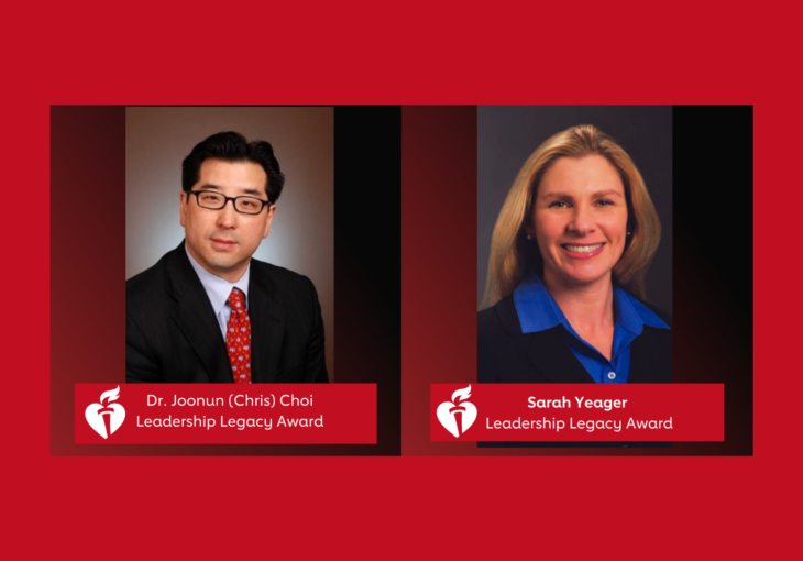 Two volunteers awarded with the Leadership Legacy Award for impactful work
