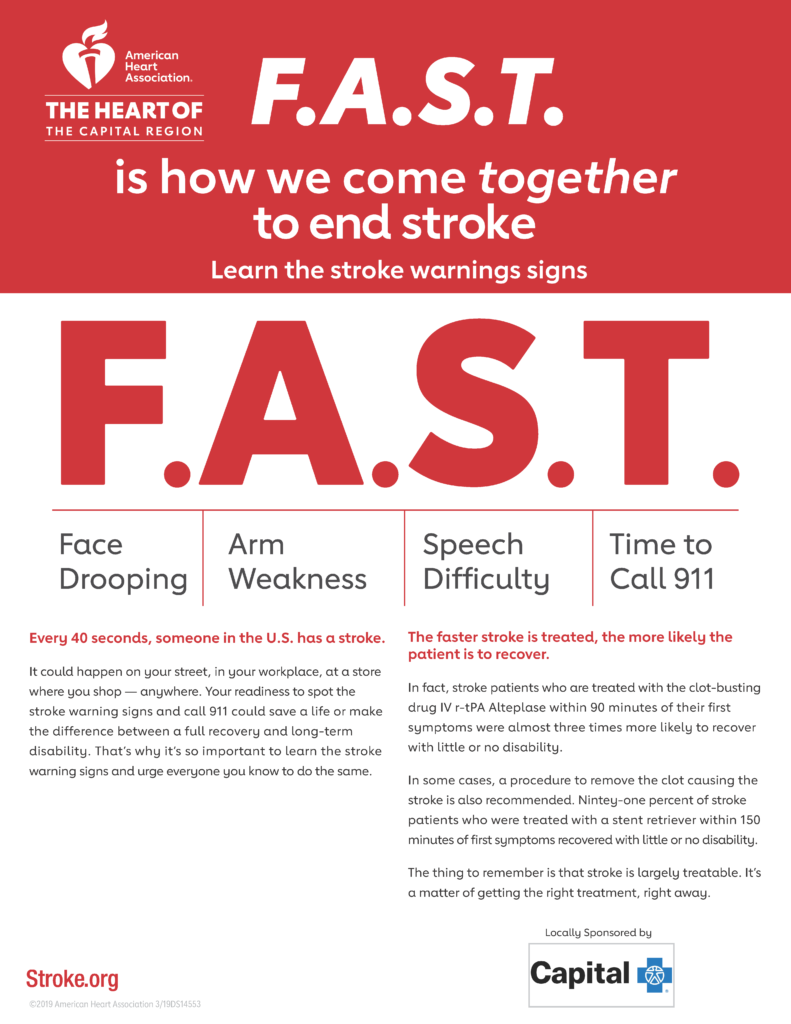 Learn to spot a stroke F.A.S.T. this holiday season