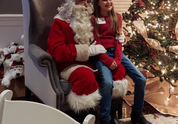 Gingerbread houses, Santa and a selfie station at Cardiac Kids holiday party
