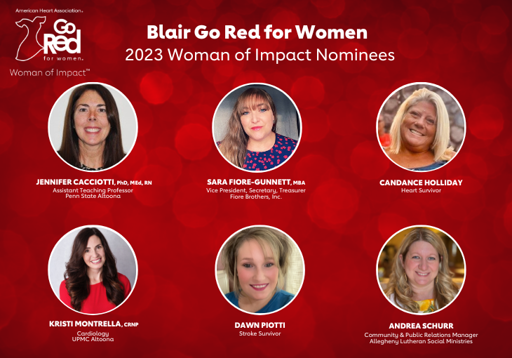 Six local women named to Blair County 2023 Woman of Impact class
