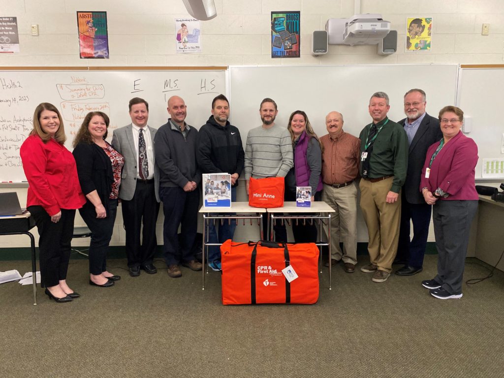 CPR training kit donated to Pennsylvania high school