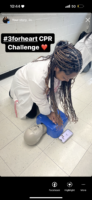 Howard University Biology Students Participate in the Damar Hamlin’s #3forHeart CPR Challenge