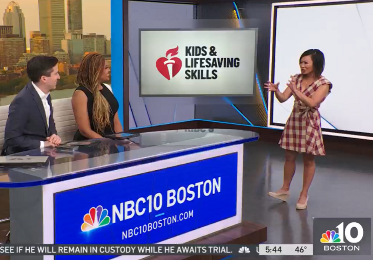 NBC Boston: American Heart Association says young children can help in emergencies