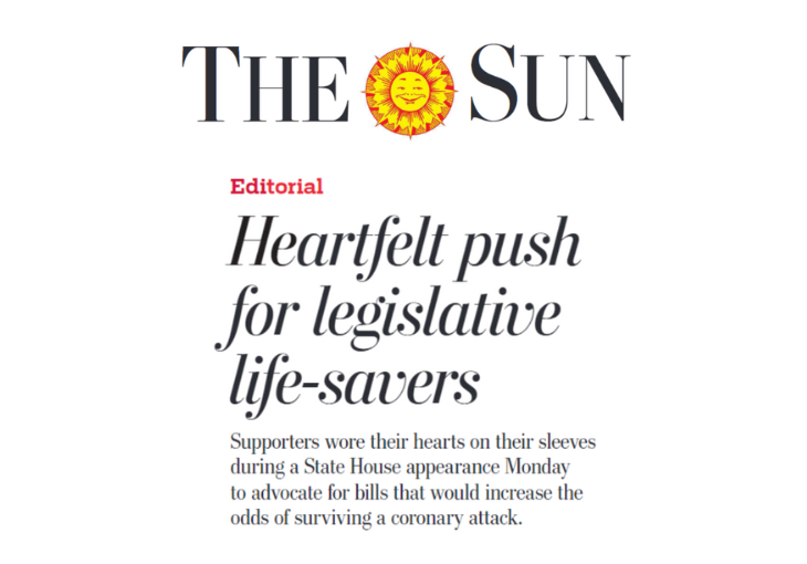 Lowell Sun editorial endorses Massachusetts CPR bills backed by American Heart Association