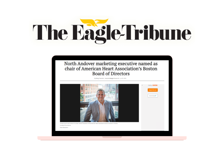 Eagle Tribune: North Andover marketing executive named as chair of American Heart Association’s Boston Board of Directors