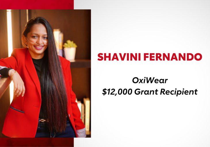 Shavini Fernando - OxiWear - $12,000 Grant Recipient