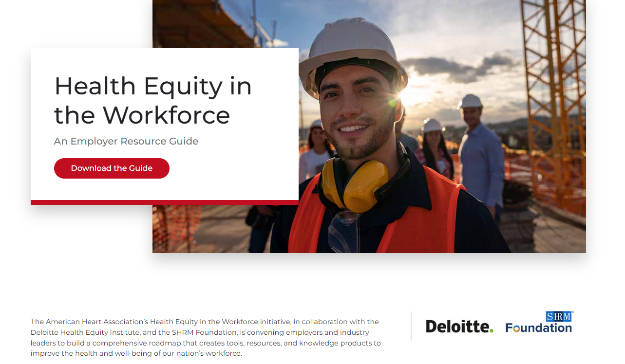 American Heart Association launches new health resource guide to help employers advance workforce health equity in New York City