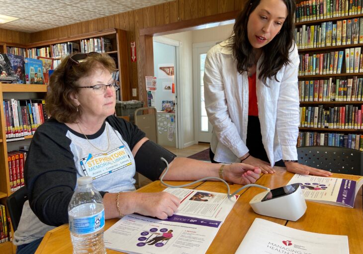 Libraries add blood pressure cuffs to items they loan