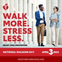 Take steps towards a longer, healthier life on National Walking Day